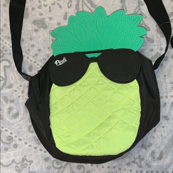 NWT PINK VICTORIA SECRET Pineapple Cooler & Cup - Picture 3 of 8